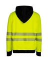 Korntex EOS Hi-Vis Hoodie EN 20471, schwarz/neongelb, S