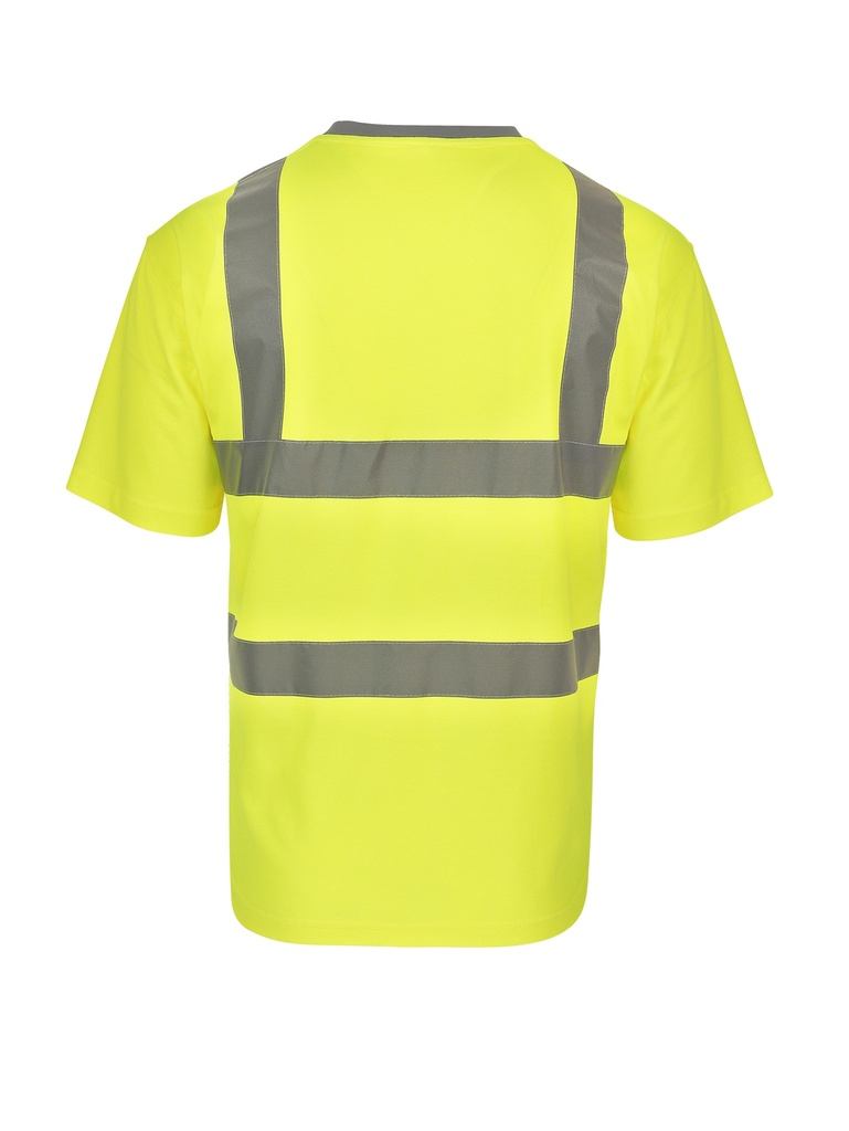 Korntex Hi-Vis Poly-Cotton T-Shirt EN 20471, neongelb, S