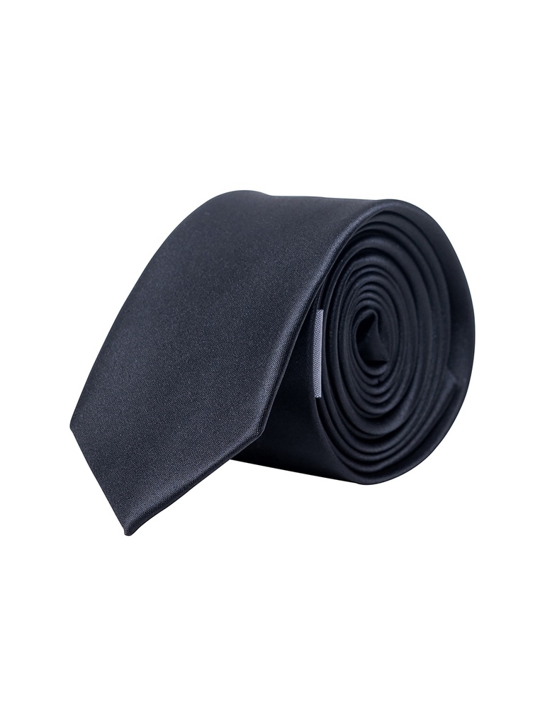 Korntex Krawatte Schmal, schwarz