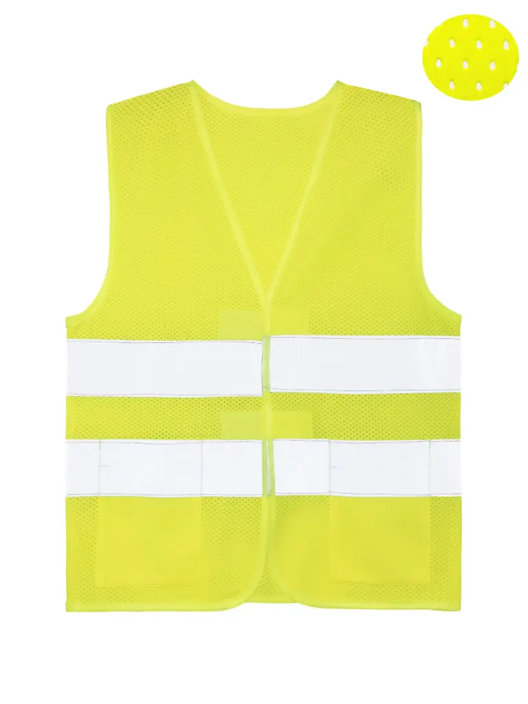 Korntex Kinder Mesh Warnweste, neongelb, XXS