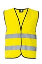Korntex Warnweste mit schwarzem Saum